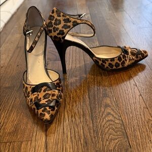 Leopard Print Stiletto Heels